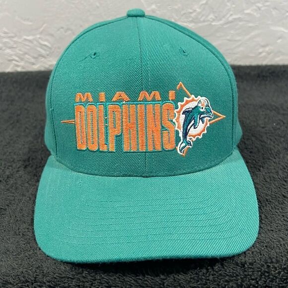 🔥🏈 Vintage MIAMI DOLPHINS NFL ProLine Adjustable Embroidered HAT - EUC - Picture 1 of 8